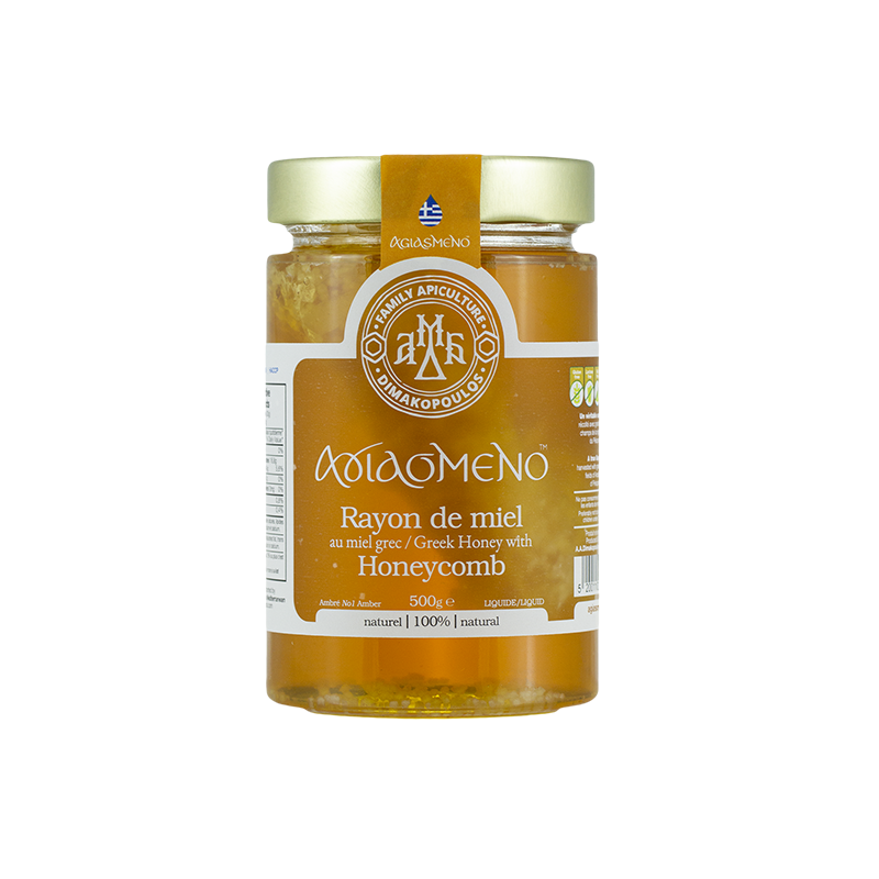 Honey with honeycomb